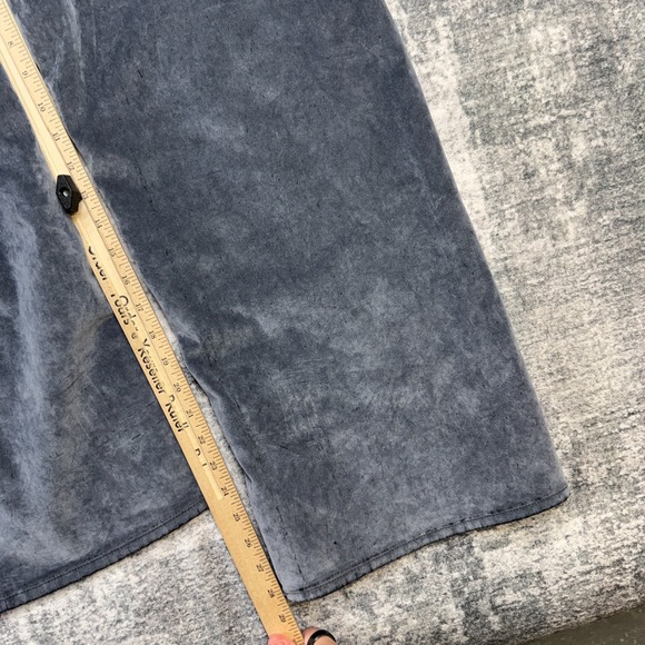 Universal Thread Sailor Wide Leg Jeans Womens 6R Gray Flocked Marbled High Rise - Picture 12 of 15